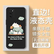 歡靖 適用三星A51手機(jī)殼三星a52s保護(hù)套a53/54全包鏡頭4g防摔卡通動(dòng)物直邊液態(tài)硅膠殼男女軟 【小動(dòng)物E】液態(tài)手感·單殼裝 三星A51