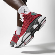 耐克（NIKE）AJ13 耐克男鞋女鞋 NIKE Air Jordan 13 喬13男子運動休閑籃球鞋 884129-600/DJ5982-600 灰白紅 42.5