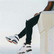 耐克（NIKE）新款男鞋Air Jordan 8 AJ8 喬8 高幫運動(dòng)籃球鞋BQ7666-100 305381-104 白紅 40