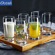 鷗欣進(jìn)口玻璃杯子家用耐熱牛奶杯果汁杯客廳泡茶杯喝茶綠茶杯套裝