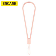 ESCASE 手機(jī)掛繩手腕繩相機(jī)硅膠錢(qián)包U盤(pán)鑰匙證件小米15華為mate80/70pro榮耀400手機(jī)軟款ES-XS4芭比粉