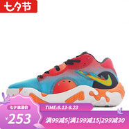 京柬PG6保羅喬治6代籃球鞋男情人節(jié)藍(lán)粉實戰(zhàn)靴耐磨緩震氣墊運動鞋 保羅6代風(fēng)火輪 43