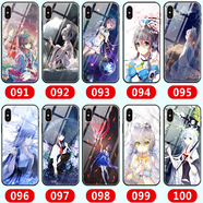 WENYAFF紅米turbo5max K90ProMax/K80/70/K60至尊版K50/40Pro手機殼note13R玻璃k70e動(dòng)漫二次元Turbo4/3軟 洛天依-古風(fēng)少女-二次元 玻璃殼(高