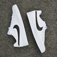耐克（NIKE）男鞋夏季新款運(yùn)動(dòng)鞋COURT防滑耐磨低幫板鞋時(shí)尚百搭潮流休閑鞋 BQ4222-103/court低幫/白黑 41