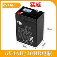 實威兒童6V電動玩具車電瓶童車挖土機摩托汽車蓄電池充電器 實威6V4AH電瓶
