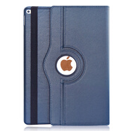 品怡  適用蘋果2018新ipad pro 平板保護(hù)套旋轉(zhuǎn)外殼 寶藍(lán)色 2015-2017年ipad pro 12.9英寸