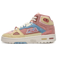 斐樂（FILA）潮牌 HERITAGE BASKETBALL 舒適 減震防滑耐磨 高幫 復古籃球鞋 36.5