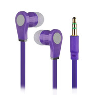 品怡MP3/mp4面條耳機入耳式音樂耳機手機耳機  紫色