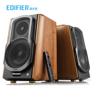 漫步者（EDIFIER）S1000MKII 無(wú)線(xiàn)藍牙HIFI有源2.0電腦音箱手機音響低音炮客廳 深棕色
