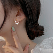 JALLOO淡水珍珠耳環(huán)女士銀針耳釘氣質(zhì)高級感輕奢耳墜飾品生日禮物送女友 淡水珍珠耳環(huán)-6mm（證書(shū)）