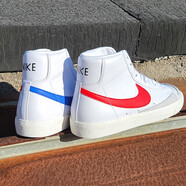 耐克（NIKE）男鞋2025秋季新款BLAZER MID '77開拓者復(fù)古百搭板鞋休閑鞋運動鞋 BQ6806-117紅藍(lán)鴛鴦 42.5