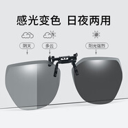 四萬(wàn)公里偏光太陽(yáng)鏡夾片變色中性墨鏡夾片駕駛鏡夾片防紫外線(xiàn)近視用
