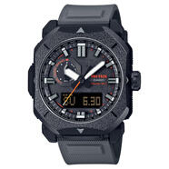 卡西歐（CASIO）男表 PRO TREK戶外登山系列 太陽(yáng)能新款多頻六局電波夜光堅(jiān)韌腕表 PRW-6900BF-1JF