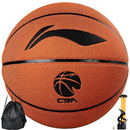 李寧（LI-NING）CBA精英軟彈比賽籃球 兒童成人7號軟彈PU材質(zhì)籃球LBQK937-1