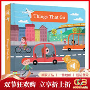 英文原版 My Little Sound book Things That Go 我的第一本發(fā)音書(shū) 綠山墻 基礎交通工具 發(fā)聲書(shū) 幼兒?jiǎn)⒚烧J識
