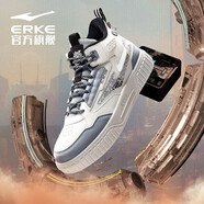 鴻星爾克男鞋運(yùn)動板鞋春季時尚高幫拼接時尚增高戶外休閑鞋子男|征服
