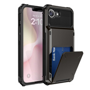 酷件適用蘋果se4翻蓋插卡防摔手機殼iphoneSE4卡包商務(wù)男卡套se2錢包式裝卡7防摔se3保護套大容量8plus 翻蓋插卡 -灰色 iPhone 6s