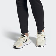 阿迪達斯 （adidas）三葉草男女鞋秋季新款運動鞋舒適耐磨輕便休閑跑步鞋AQ0863 EE4465 白色 40