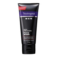 露得清（Neutrogena）洗面奶男士女士潔面乳深層凈化控油黑頭洗面奶 男士深層去油洗面乳 100g