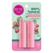EOS 伊歐詩(shī) 天然有機潤唇膏保濕滋潤敏感肌適用 草莓冰沙味 4g*2支裝