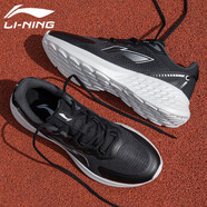 李寧（LI-NING）男鞋運(yùn)動(dòng)鞋子男2024秋季新款云科技減震軟底跑步鞋戶外休閑旅游鞋 黑色/云霧白 42