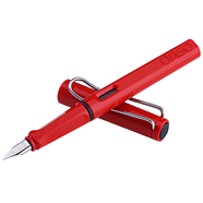 畢加索優(yōu)尚007小學(xué)生用三年級鋼筆成人練字特細墨囊辦公書(shū)法送禮鋼筆兒童男孩女孩明尖銥金鋼筆 亮紅色 F尖0.5mm