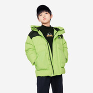 安奈兒（Annil）童裝男童羽絨服短款冬裝新款寶寶時(shí)尚加厚保暖防風(fēng)鴨絨 柳丁綠 110