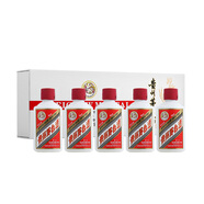 茅臺（MOUTAI）飛天 白色條盒裝 醬香型白酒 53度 50ml*5瓶