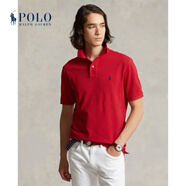 Polo Ralph Lauren 拉夫勞倫 男裝 經(jīng)典款定制修身版網(wǎng)眼布Polo衫RL10513 D71-紅色 S