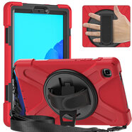 ORIbox 海盜船手機殼 三星 Galaxy Tab A7 lite 8.7英寸 2021 3合1防震墊 海盜船紅色