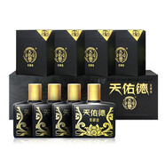天佑德 42°小黑青稞酒 125ml*4 禮盒裝 青?；ブ∑堪拙?42度 125mL 4瓶