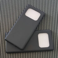 膜鹿堂適用夏普Sharp Aquos R6手機殼R6G保護套全包硅膠磨砂保護殼防刮 實黑 其他