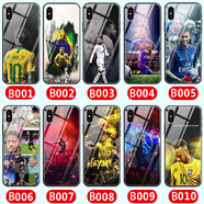 WENYAFF 華為nova10/11/12/13pro榮耀300/90GT/80/70/60玻璃nova8/9se磨砂手機殼nova11/12Ultra全包防摔 內馬爾巴西足球周邊 硅膠磨砂軟殼（防