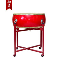 御馬（YU MA）紅鼓鑼鼓扁鼓牛皮大鼓中國(guó)紅鼓演出龍鼓堂鼓排鼓鑼鼓樂(lè)器可定制
