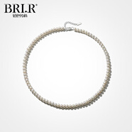 佰色傳情（BRI.R）S925銀無(wú)核強(qiáng)光淡水珍珠項(xiàng)鏈鎖骨鏈頸飾送女友老婆媽媽節(jié)日禮物 淡水珍珠/S925銀 5-6mm