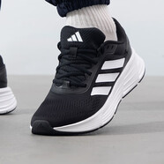 阿迪達(dá)斯 （adidas）男鞋春季新款運(yùn)動(dòng)鞋網(wǎng)面透氣輕便緩震跑步鞋時(shí)尚休閑鞋F(xiàn)Y6718 JQ7499/黑白 40