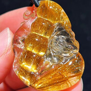 諾源珠寶 珍藏天然巴西鈦晶吊墜男女款 鈦晶貔貅觀(guān)音佛像項鏈掛件18K 款式五