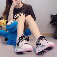 耐克（NIKE）aj女鞋Air Jordan312新款高幫運(yùn)動休閑舒適耐磨籃球鞋【尖貨】 AT4040-106 櫻花粉 36