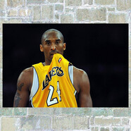 狼天影 kobe海報科比黑曼巴墻貼墻紙nba球星墻上貼畫(huà)宿舍學(xué)生臥室定制 kobe 11 特大60*90厘米