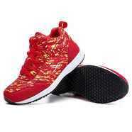 勁風(fēng)二棉鞋跑鞋男運動(dòng)田徑訓練鞋女冬季青少年學(xué)生跑步鞋加絨保暖 紅色加絨 36