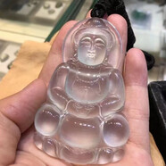 翡翠祥 天然翡翠A貨吊墜佛公陽(yáng)綠冰種貔貅飄花玉佩玉觀(guān)音玉墜男女款玻璃種平安扣帝王綠玉扣玉器【付定金】 高冰玻璃種觀(guān)音，已聯(lián)系客服選貨，尾款4000