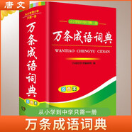 萬條成語詞典（PVC）學生通用工具書中小學生工具書小學初中高中字典詞典工具書 唐文字典辭書