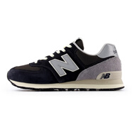 NEW BALANCE NB女鞋574系列復古運動(dòng)休閑鞋nb574透氣跑步鞋WL574RCF U574GM2/黑灰色/中性鞋 36