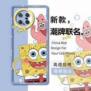 飛克斯 vivoXNote手機(jī)殼保護(hù)套透明硅膠鏡頭全包防摔創(chuàng)意卡通海綿寶寶軟殼vivoY10/Y20 【茄子海綿寶寶】 vivoXNote