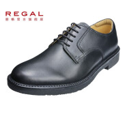REGAL丽格休闲日本制系带纯色日常男士皮鞋101W B(黑色) 41
