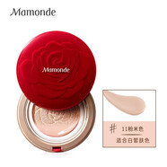 夢妝（Mamonde）氣墊bb霜紅薔薇遮瑕提亮膚色粉底液油皮保濕 【11#粉米色】 14 14g   g  g