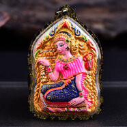 默奢 泰國佛牌吊墜 真品阿贊帝魯士普該嬌 象神 女神 拍嬰 大富豪翁 招財女神 亞克力外殼