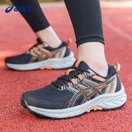 asics亞瑟士跑步鞋女鞋秋冬季新款減震耐磨運動(dòng)鞋子女網(wǎng)面透氣輕便跑鞋 黑色/肉粉色 37.5