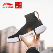 李寧（LI-NING）中國李寧 2018紐約時裝周走秀同款悟道2高幫黑颯繆3籃球文化鞋ACE ABCM052-1 標準白女款 35 內長215mm
