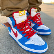 耐克（NIKE）【現(xiàn)貨】耐克Nike SB Dunk High 斑點(diǎn)狗棕綠滑板鞋 BQ6827-300 CI2692-400 機(jī)器貓 38.5